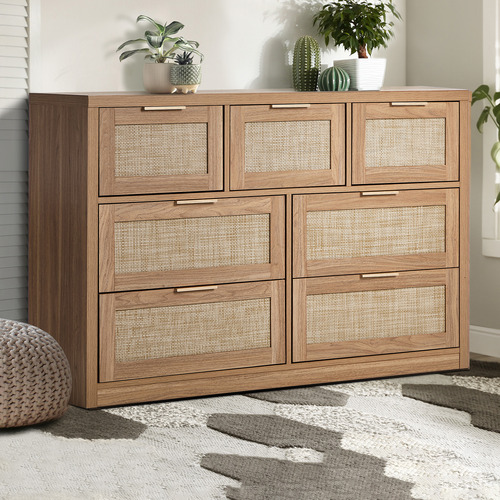 LivingFusion Weller 7 Drawer Chest | Temple & Webster
